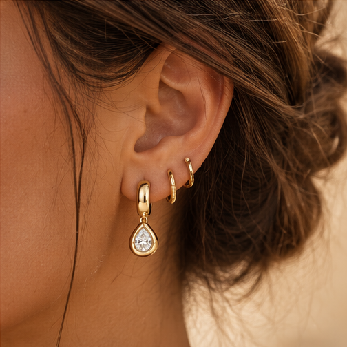 The Lumi Teardrop Earrings