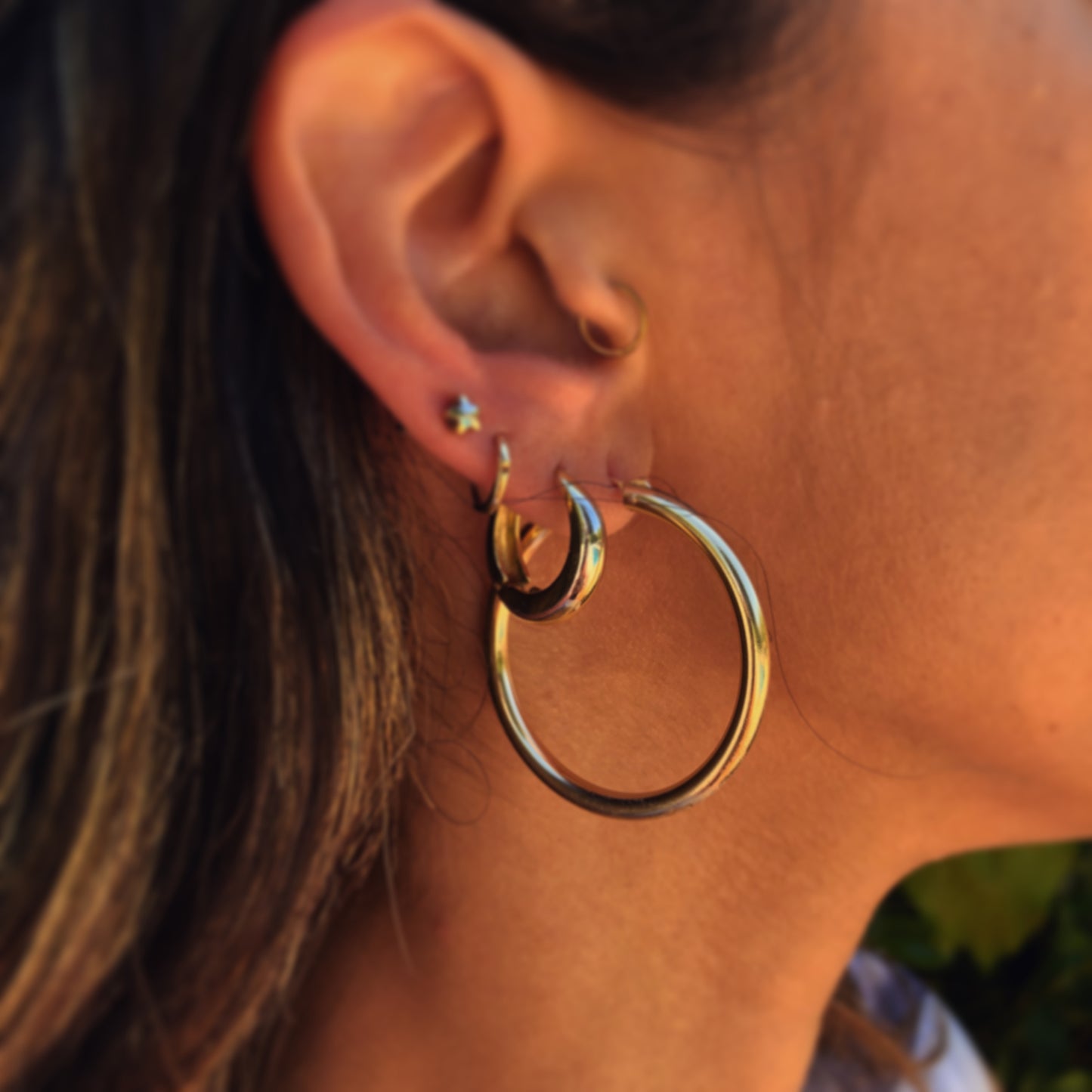 Lev || Hoop Earrings