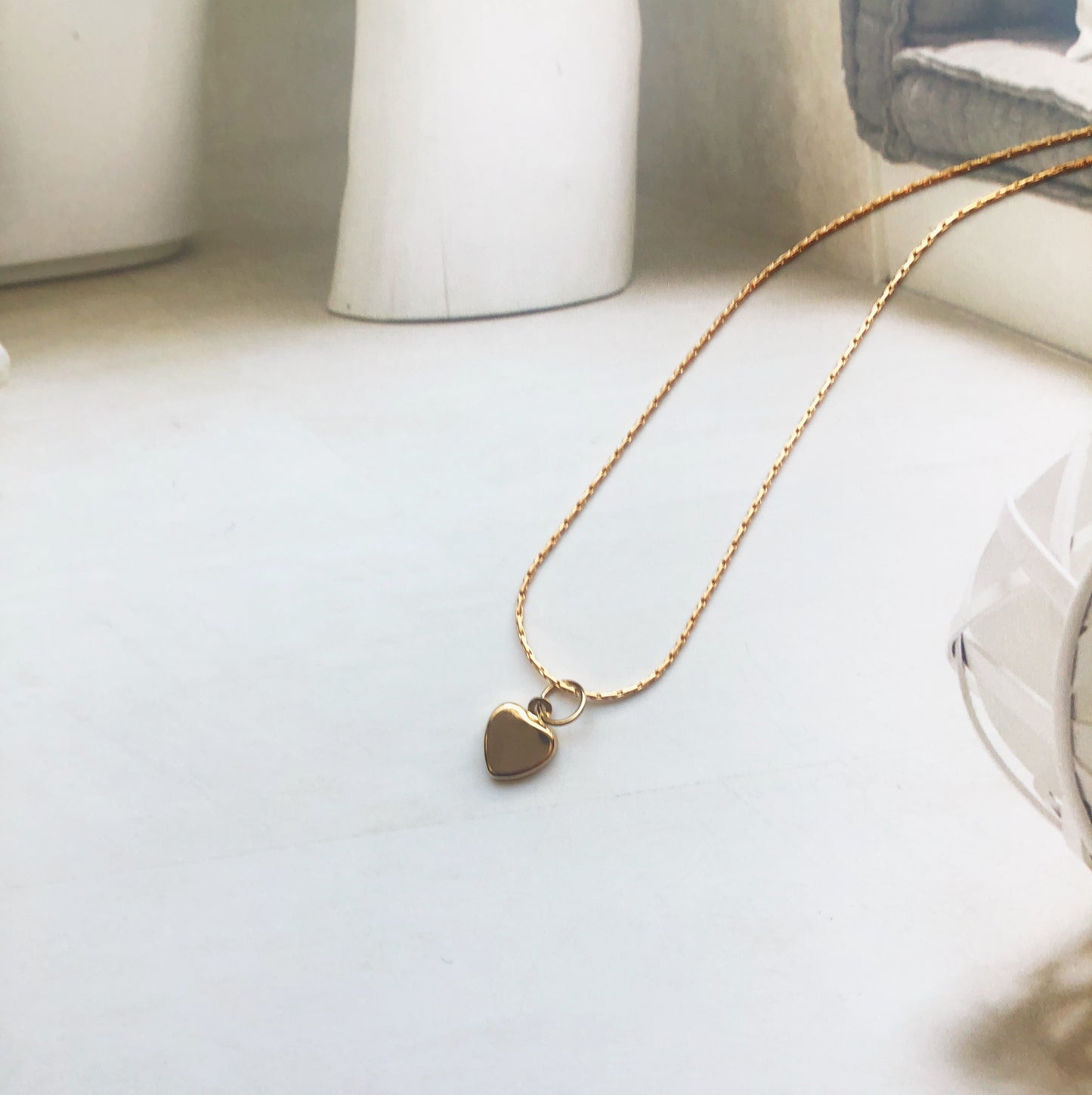 Heart of Hearts Necklace || Solid 14k Gold