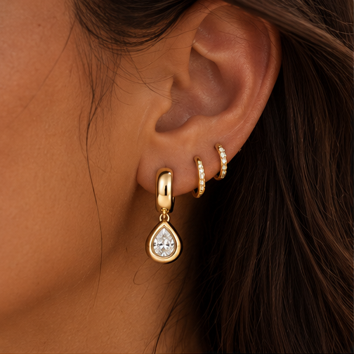 The Lumi Teardrop Earrings
