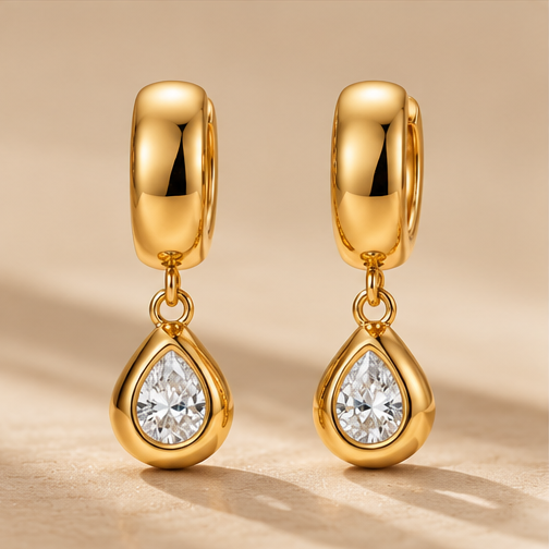 The Lumi Teardrop Earrings