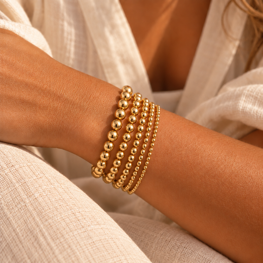 The Gold Bead Bracelet