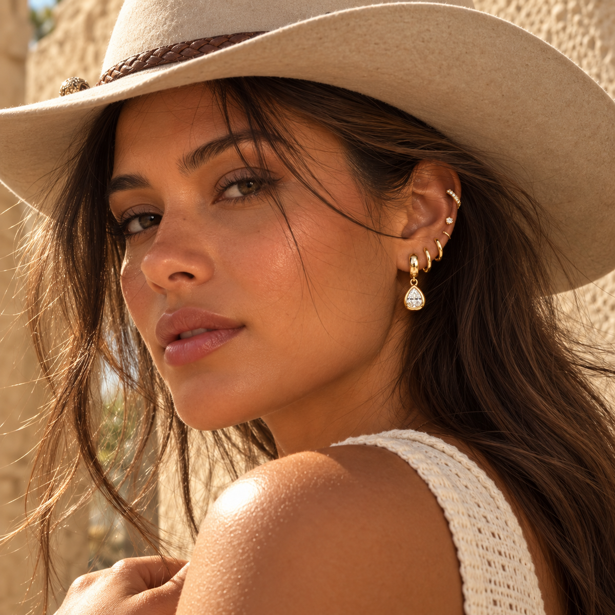 The Lumi Teardrop Earrings