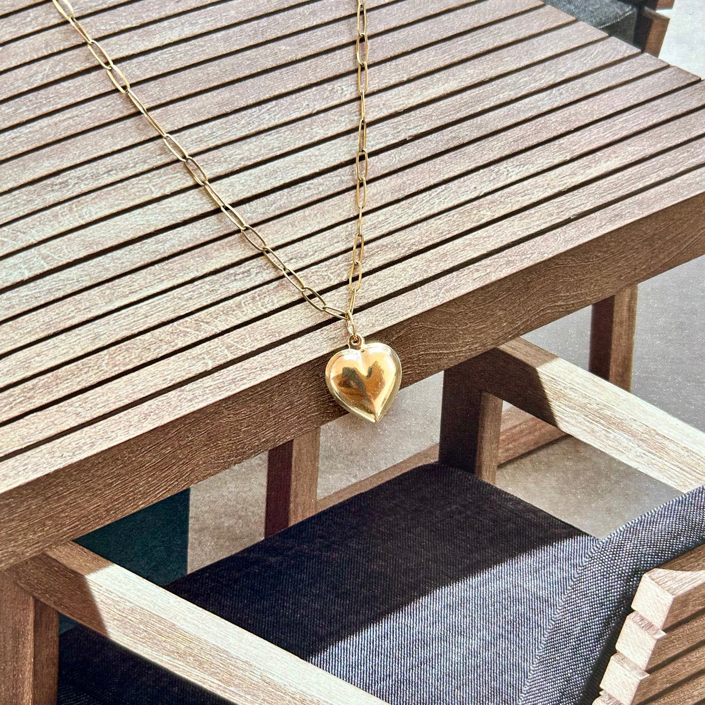 Puffy Heart Necklace
