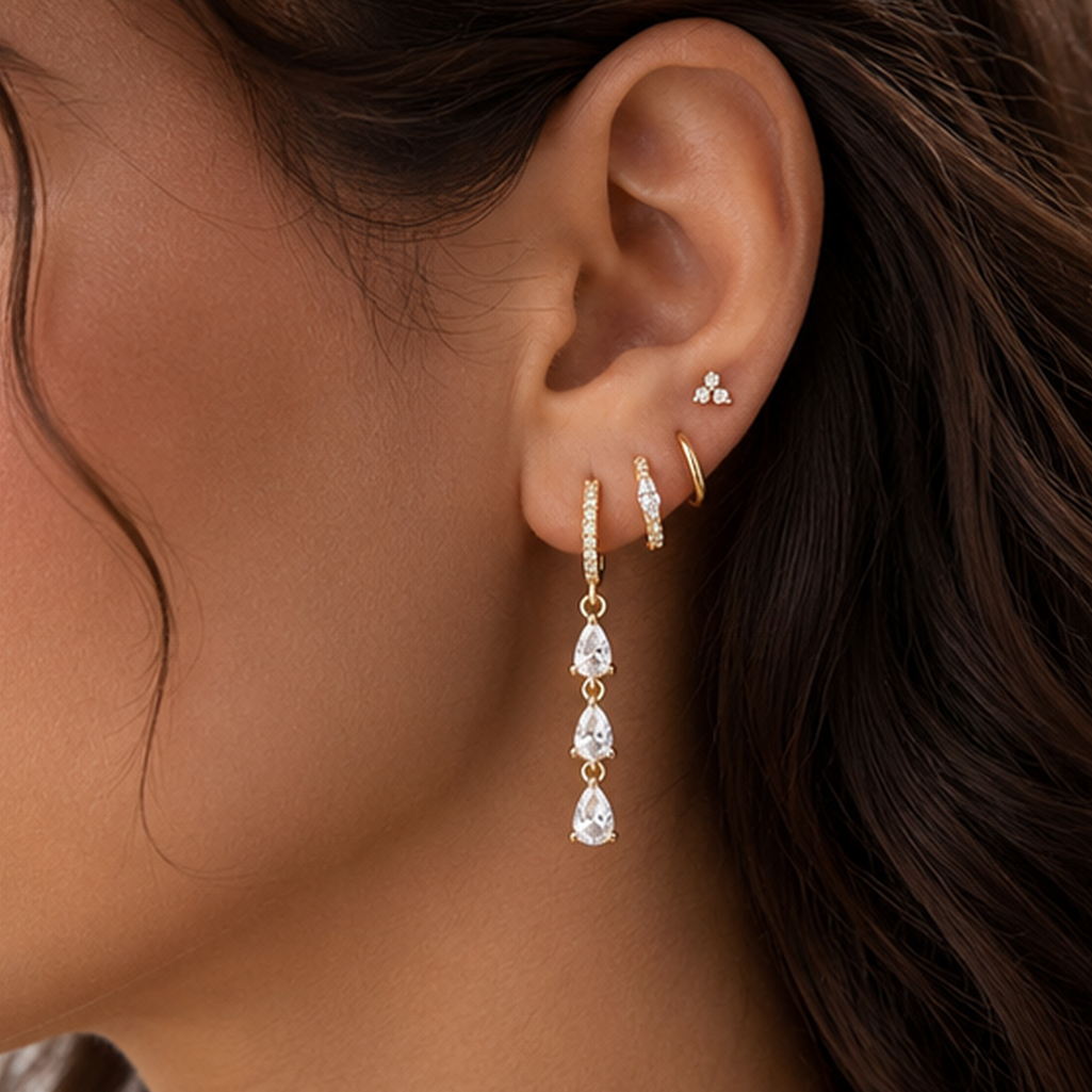 The Celeste Ear Stack Set | 4-Pair Set