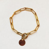 Large Paperclip Chain Link Bracelet