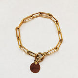 Large Paperclip Chain Link Bracelet