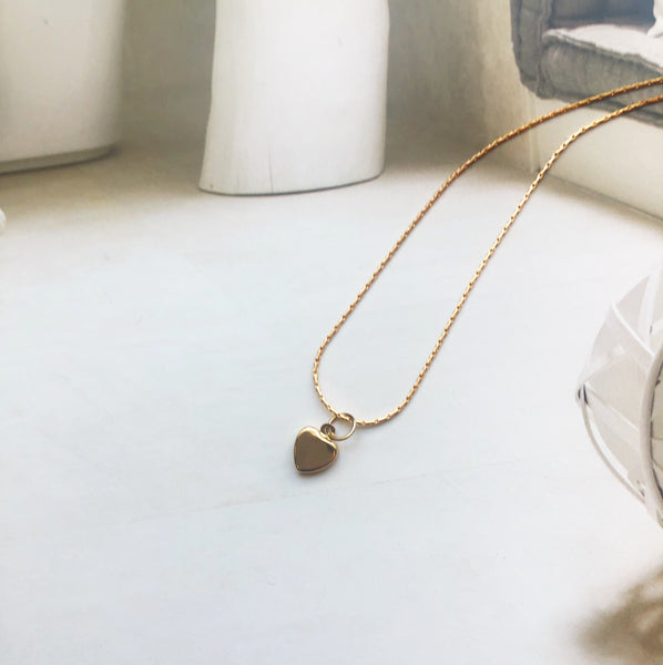 Heart of Hearts Necklace || Solid 14k Gold