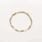 Small Paperclip Chain Link Bracelet