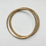 Thin Gold Bangles