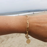 Large Paperclip Chain Link Bracelet