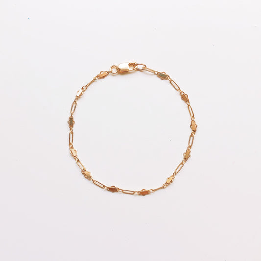 Dainty Hamsa Bracelet
