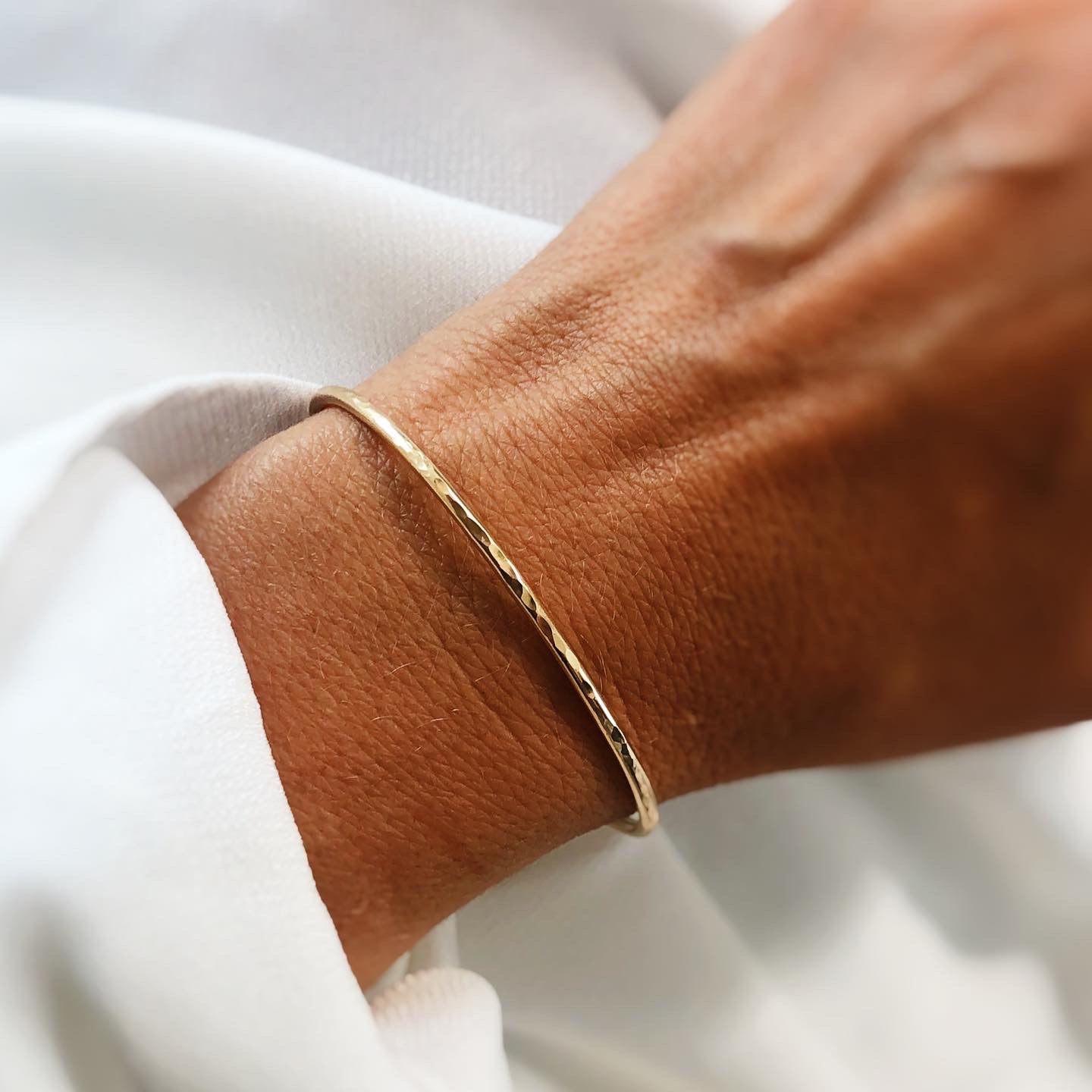 Hammered Bangle