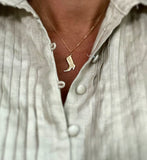 Beth Cowboy Boot Necklace