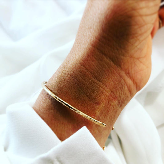 Hammered Bangle