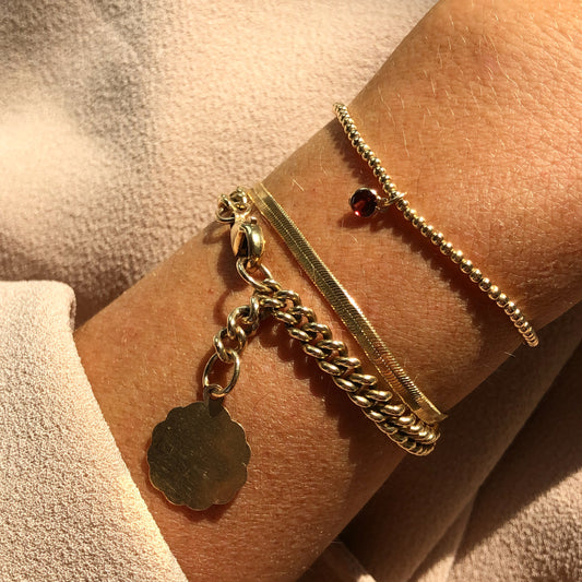 Gemstone Bead Bracelet