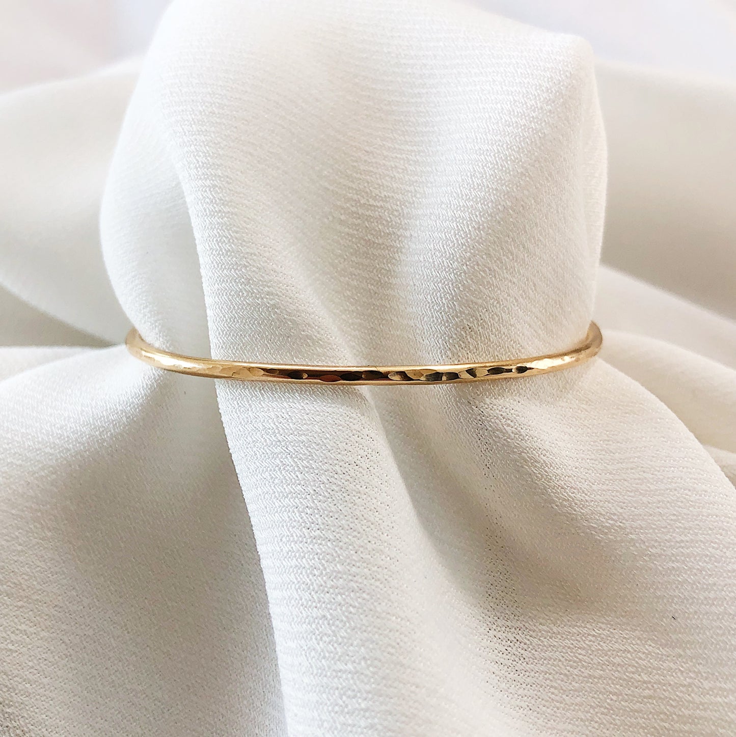 Hammered Bangle