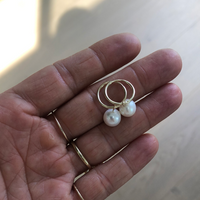Pearl Hoops